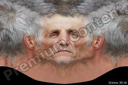 Male head texture